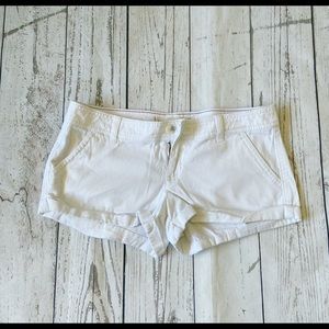 Hollister Womens White Cargo Short